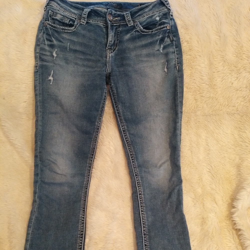 Silver jeans